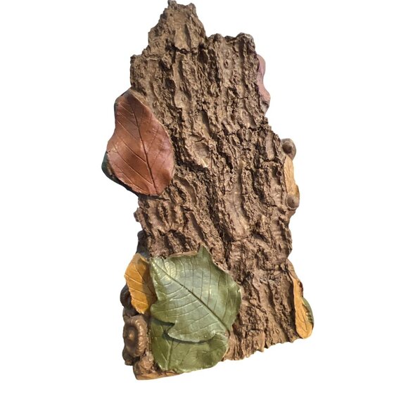 Vintage Tom Clark Betty Able Gnome Bookends 6.5" Tall Books Tree Bark Estate - Picture 5 of 10